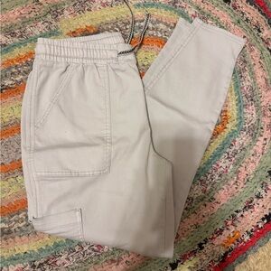 Maurices Light Gray Drawstring Jogger Pants
